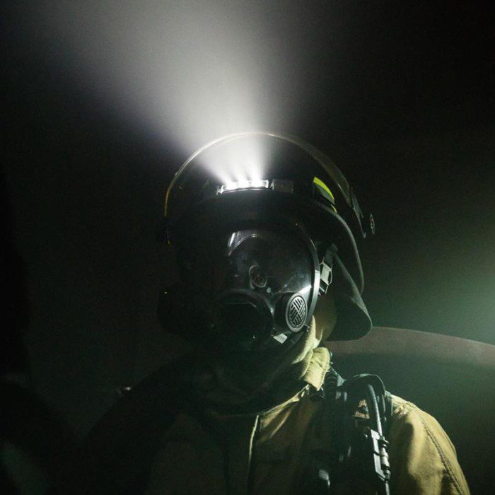Foxfury Discover LoPro White LED Headlamp/Helmet Light - Dinges Fire Company