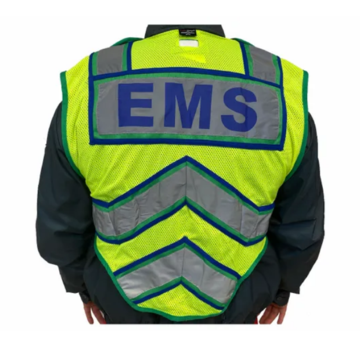 Fire Ninja Safety Vest - EMS/Green (6 Point Breakaway) - Dinges Fire Company