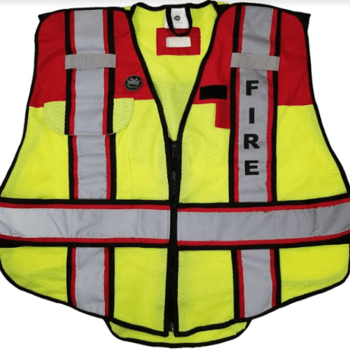 Fire Ninja Safety Vest - FIRE/Red (6 Point Breakaway) - Dinges Fire Company