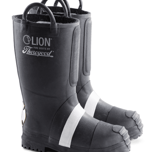 LION HellFire Felt Insulated Boot (Side View) - Dinges Fire Company