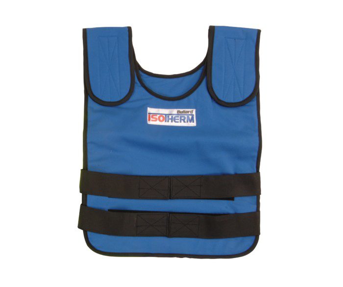 Bullard - Isotherm Cool Vest Complete with Outer Vest and Two Packs; Size LG Flame Retardant; Blue - Dinges Fire Company