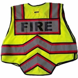 Red Vest Back Fire Ninja Fire Vest