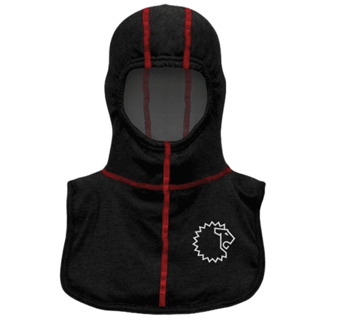 LION Particulate Blocking Hood - Certified to meet NFPA 1971, 2018 Edition - Black - Dinges Fire Company