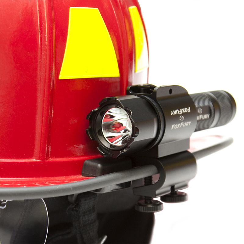 Foxfury SideSlide C-Clamp Side Mounted Helmet Light - Dinges Fire