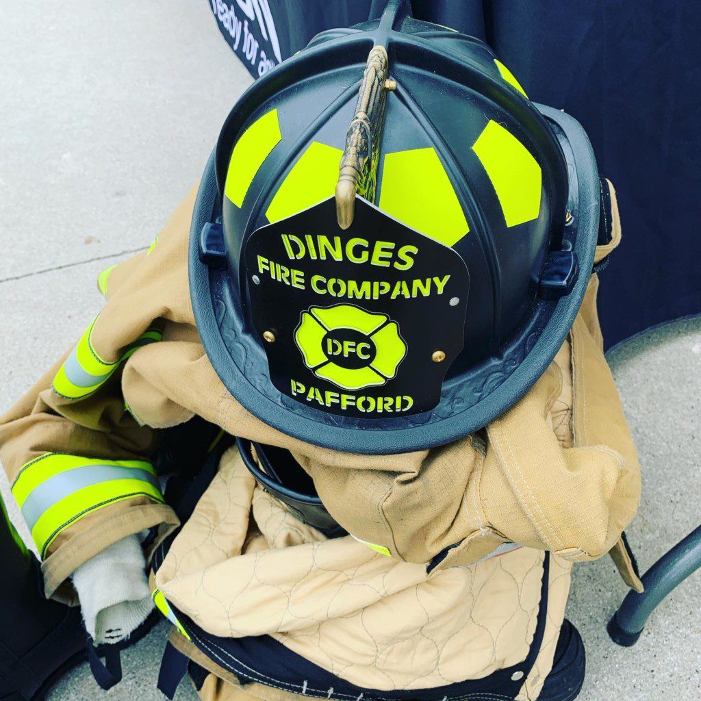 Helmet and Turnout Gear
