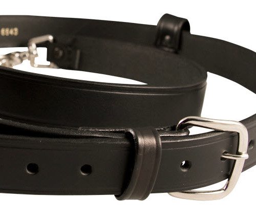 Boston Leather 1.25" Fireman's Radio Strap - Dinges Fire Company