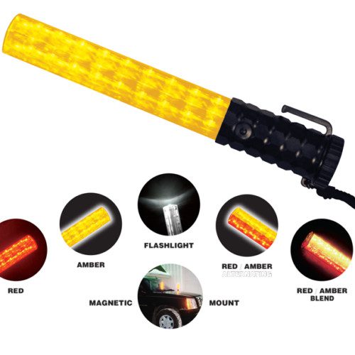 EMI Flashback Five™ Light Baton (Red / Amber) - Dinges Fire Company