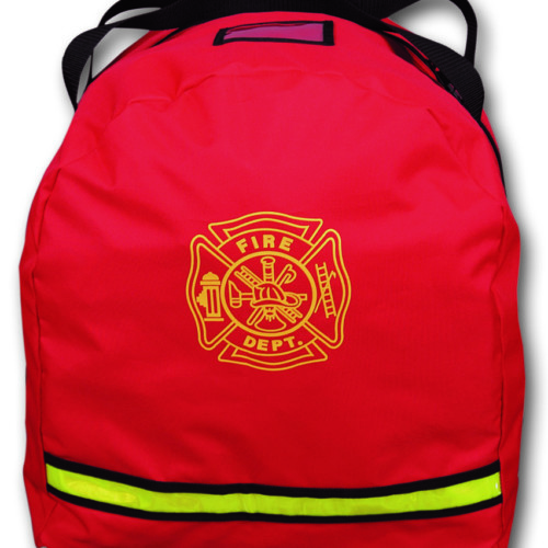 EMI | Step-In Gear Bag | Red - Dinges Fire Company