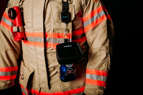 EMT opening Ambulance Door