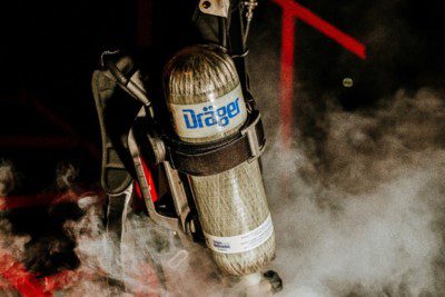 EMT opening Ambulance Door