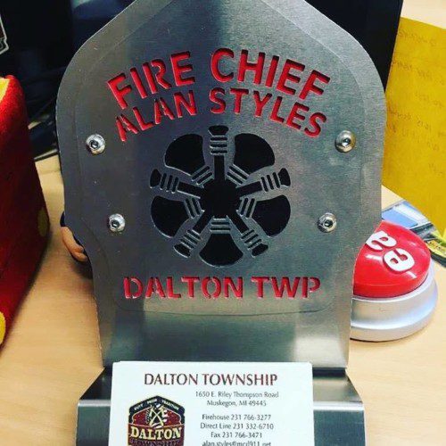 Leatherhead Metals - Business Card Holder - Dinges Fire Company