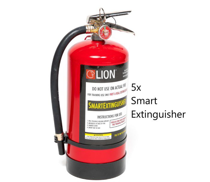 LION | Bullseye | 5x Smart Extinguisher - Dinges Fire Company