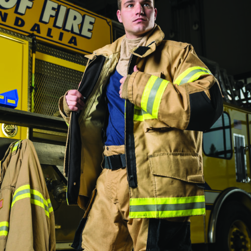 Lion - V-Force Gold Max Suit - Lifestyle Photo - Dinges Fire Company