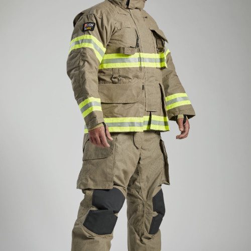 Lion - V-Force Khaki Turnout Gear - Dinges Fire Company