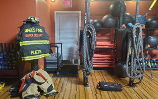 Equipment used in the Train Like A Fire Fighter Class