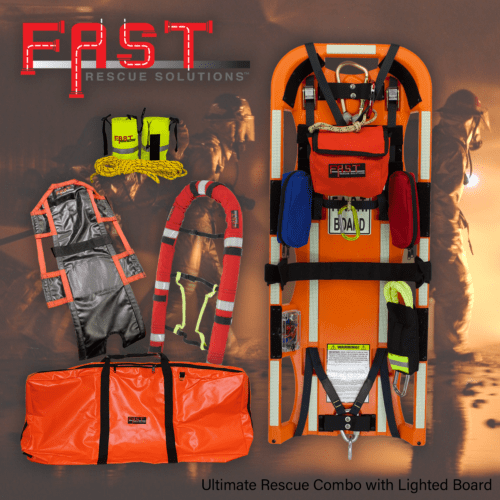 FAST Rescue Solutions | Ultimate Lighted Combo FAST Rescue Board | Dinges Fire Company