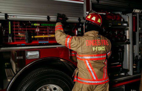 Dinges Fire Lion VForce Lifestyle Photo | Dinges Fire Company