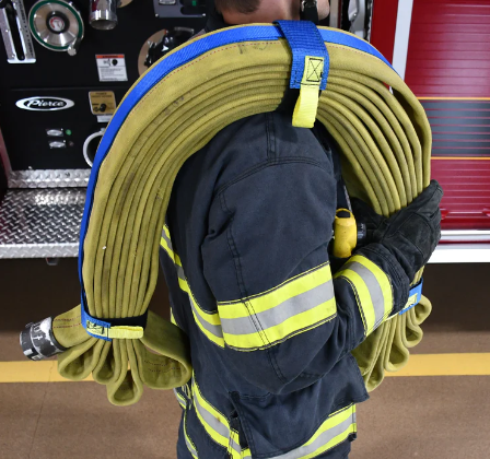 FirefighterStraps | 1.75 Inch Hose Strap Bundle Kit Blue | Dinges Fire Company