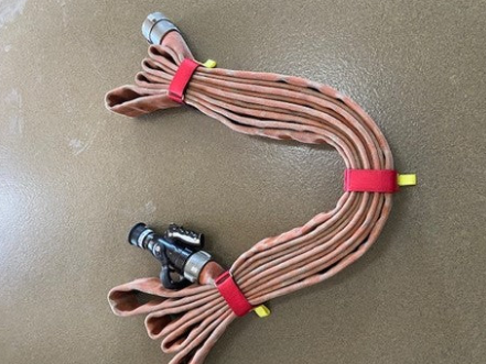 FirefighterStraps | 2.5" Individual Hose Strap (Red) } Dinges Fire Company