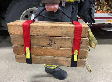 Firefighter Straps | Short Cribbing Strap | Dinges Fire Company