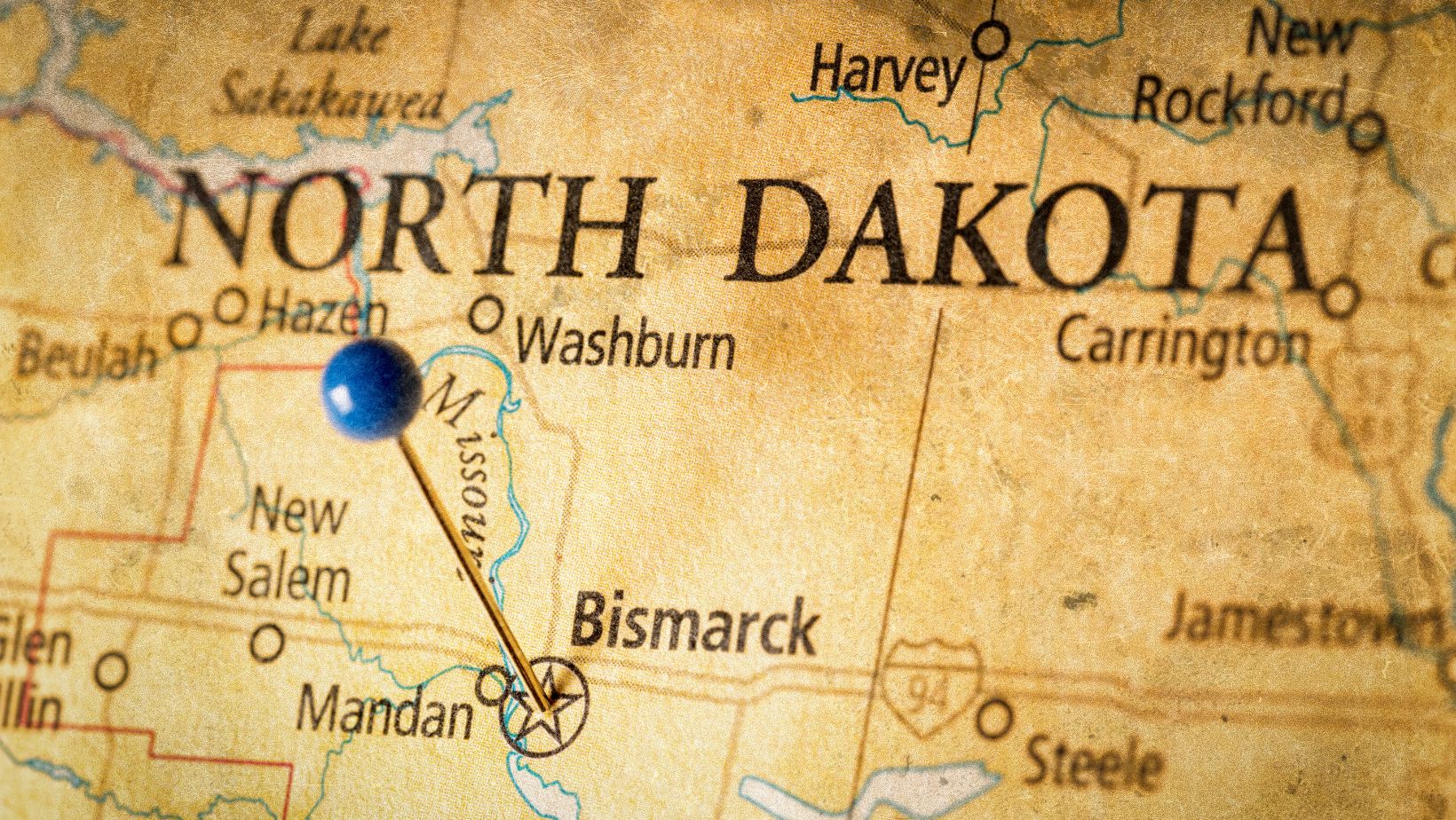 North Dakota Map | Dinges Fire Company