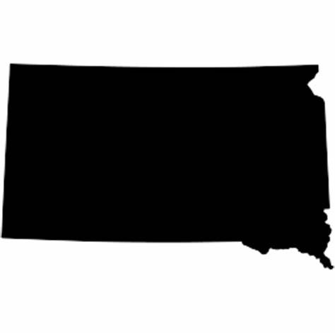 South Dakota Silhouette