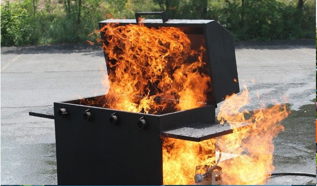 LION Barbecue Grill Fire Training Prop | Dinges Fire Company