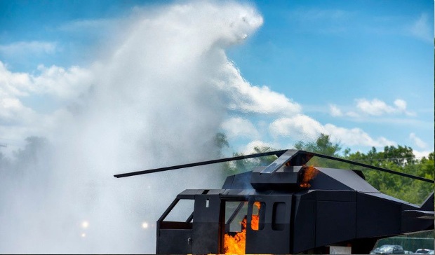 LION Helicopter Fire Training Prop | Dinges Fire Company