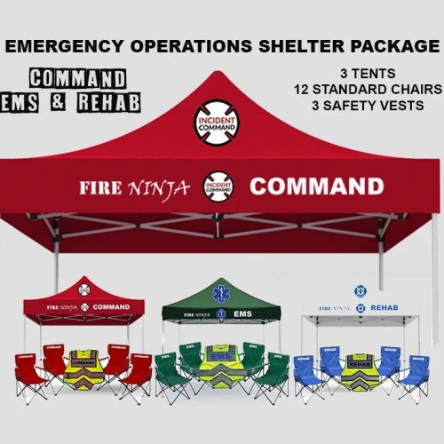 Fire Ninja 3-Tent Package | Dinges Fire Company